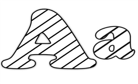Learning ABC: The letter A