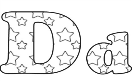 Learning ABC: The letter D