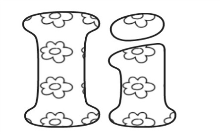 Learning ABC: The letter I