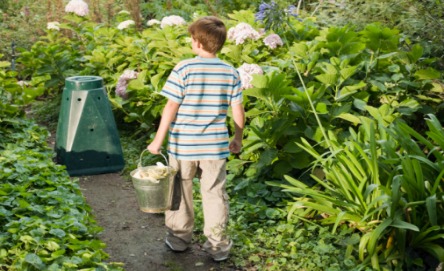 Make a garden composter