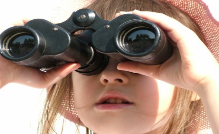 Binocular balance game