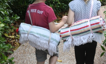 Make your own beach swag