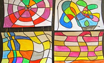 Colouring in patterns