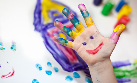 Edible finger paints