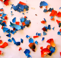 Eggshell collage