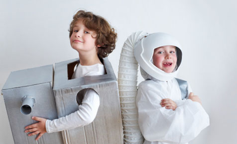 Robot party theme for boys