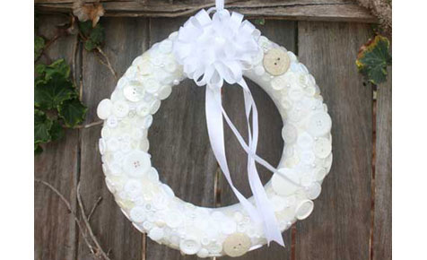 Button wreath