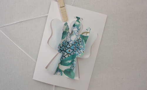 3D angel card