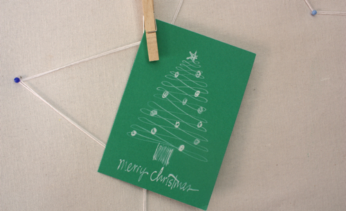 Calligraphy Christmas card