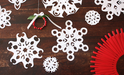Paper snowflakes