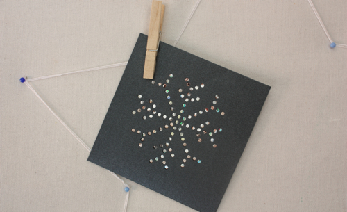 Snowflake Christmas card