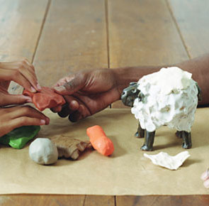 playdough animals