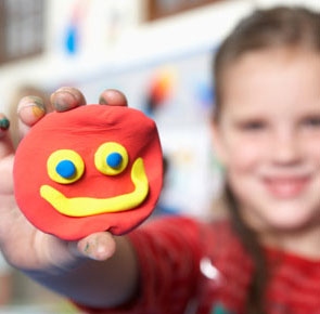 playdough faces