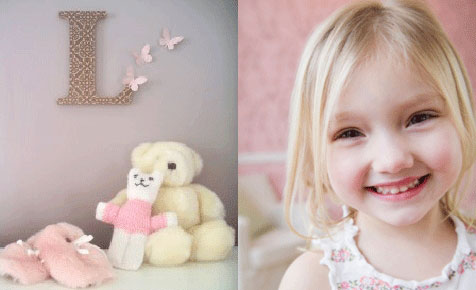 Kids' bedroom letters