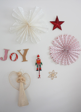 Christmas paper decorations