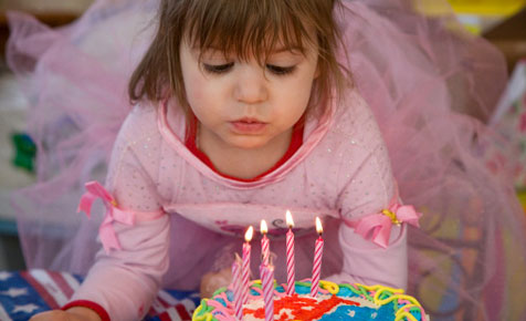 How to make a number birthday cake