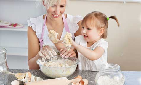 Baking cakes