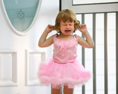 frustrated toddler