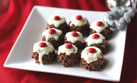 Christmas pudding crackles