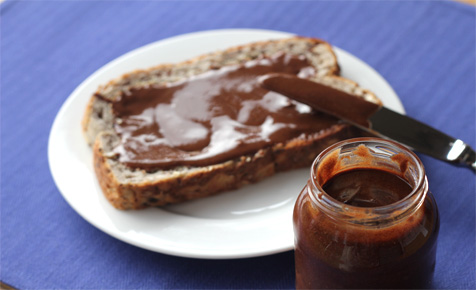 Homemade nutella spread
