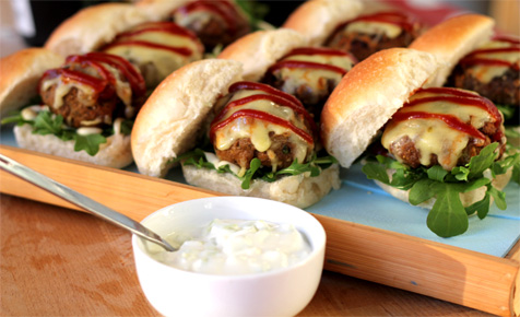 Lamb burgers