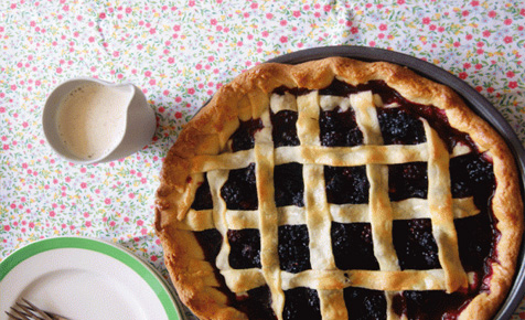 Blackberry pie
