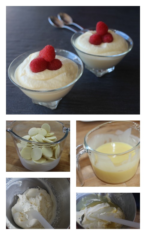 2 ingredient white chocolate mousse