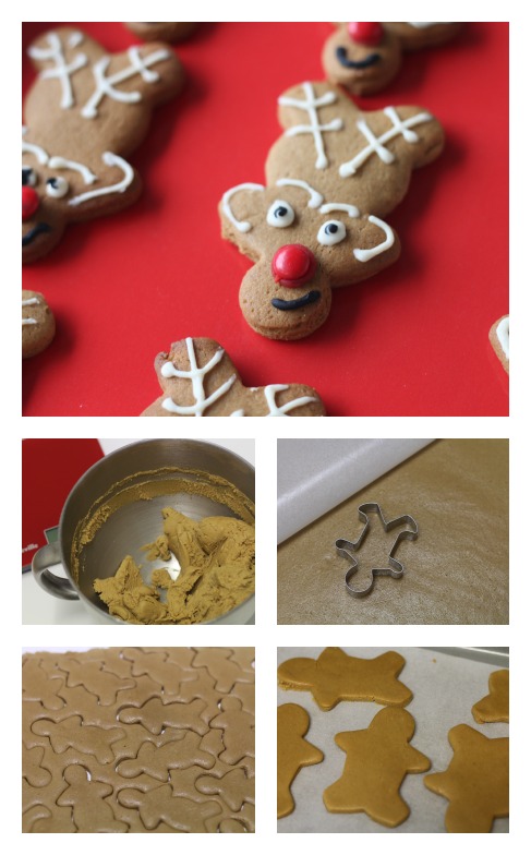 Christmas gingerbread reindeer