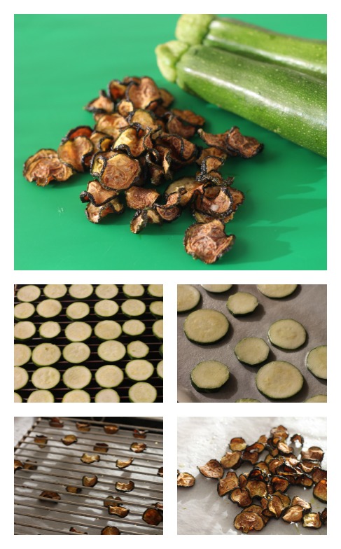 Dried zucchini chips