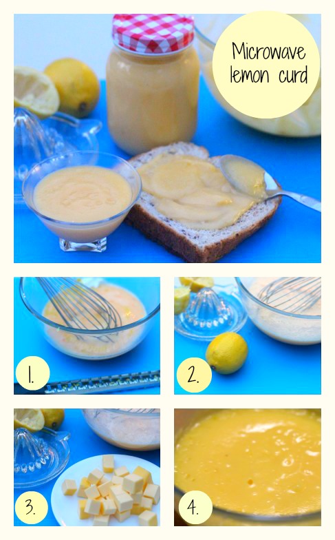 Microwave lemon curd
