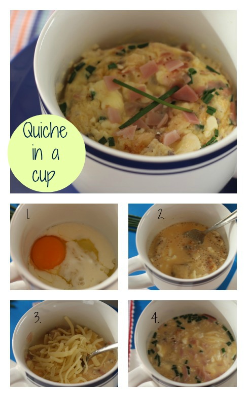 Quiche in a cup