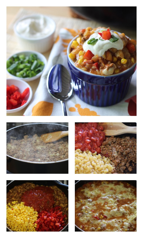 One-pan taco macaroni