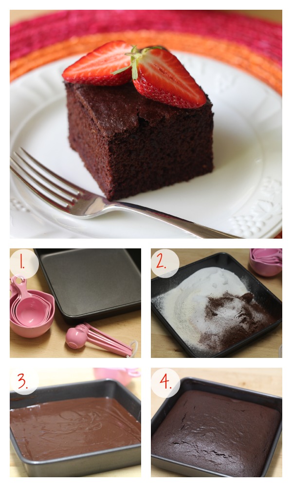 One pan chocolate cake