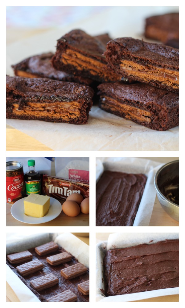 Tim Tam brownies