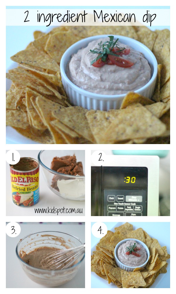 2 ingredient Mexican dip