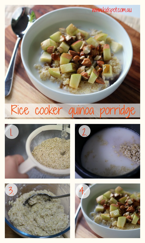 Rice cooker quinoa porridge