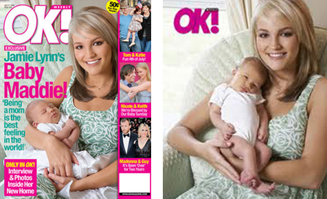 Jamie-Lynn's baby Maddie