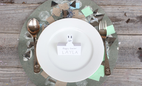 Easter egg placemat