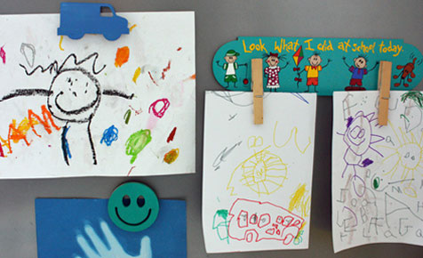 DIY magnets for kids
