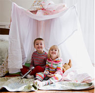 Indoor cubby house