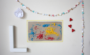 Homemade puff paint