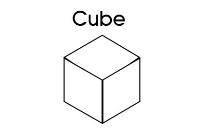 cube shape for kids