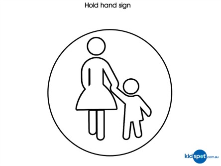 traffic signs coloring page