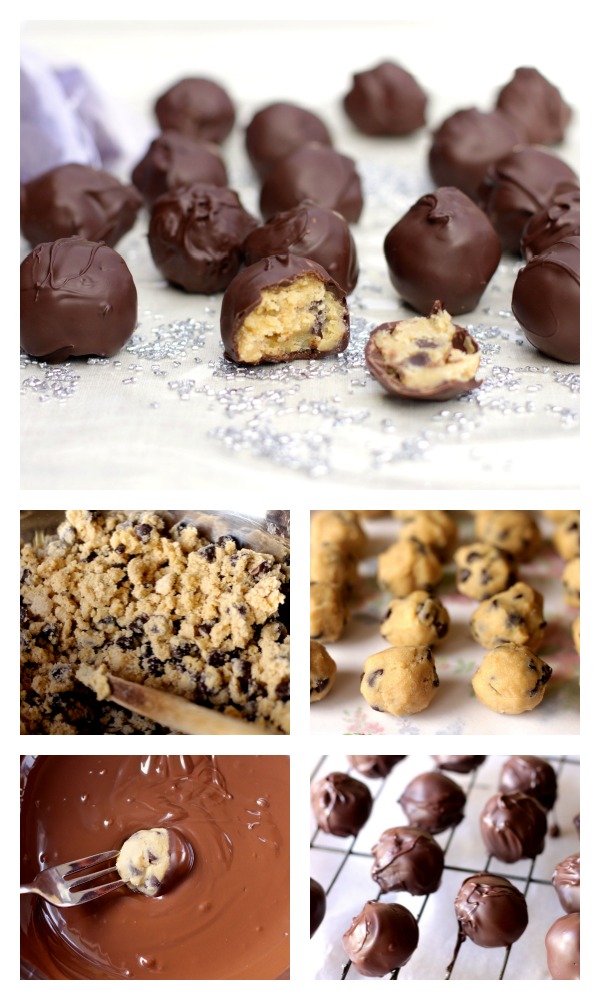 Cookie dough truffles