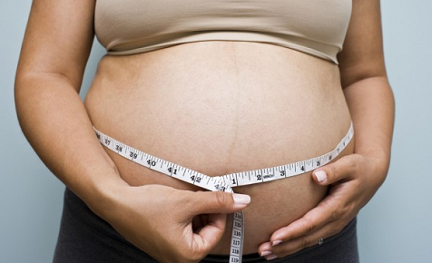 Shifting pregnancy weight
