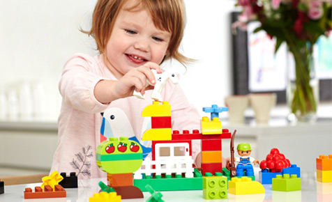 Playing with lego