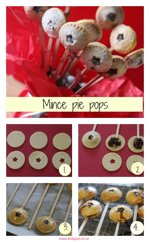 Mince pie pops