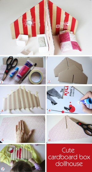 Make an Adorable Origami Doll House