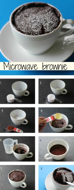 Microwave brownie