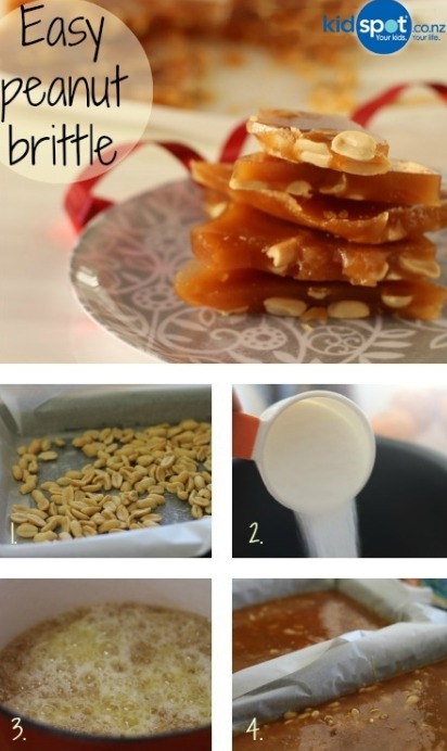 Easy peanut brittle